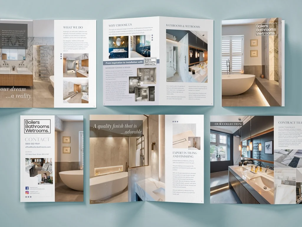 Boilers Bathrooms Wetrooms Marketing Brochure